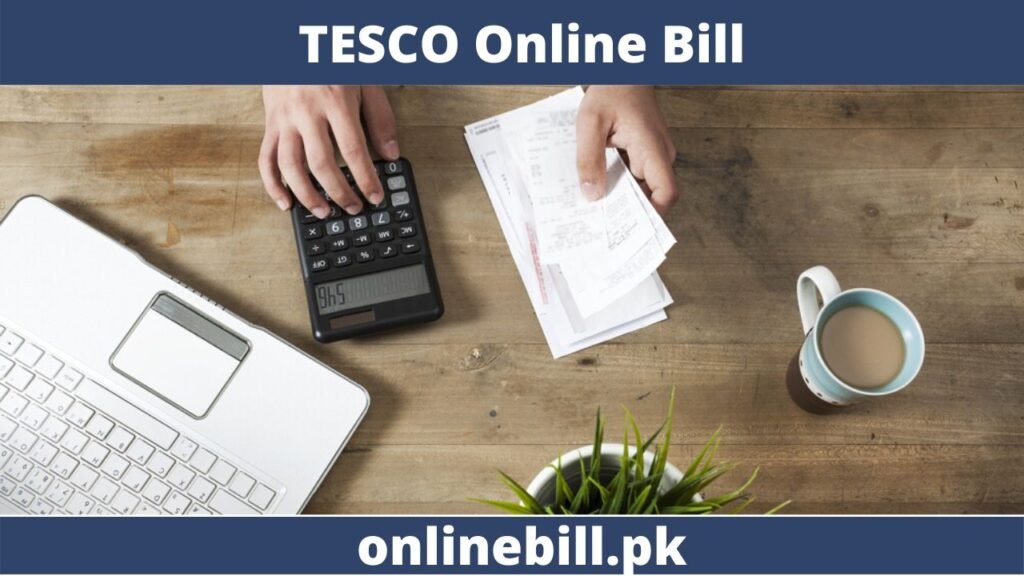 Tesco online bill